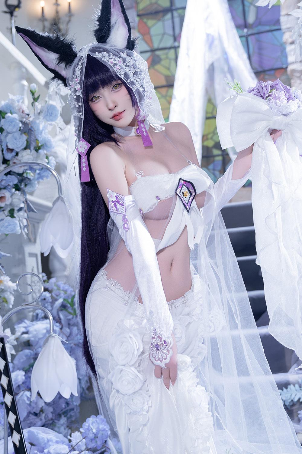 清水由乃 碧蓝航线 武藏 紫藤花 [51P1V-638MB]