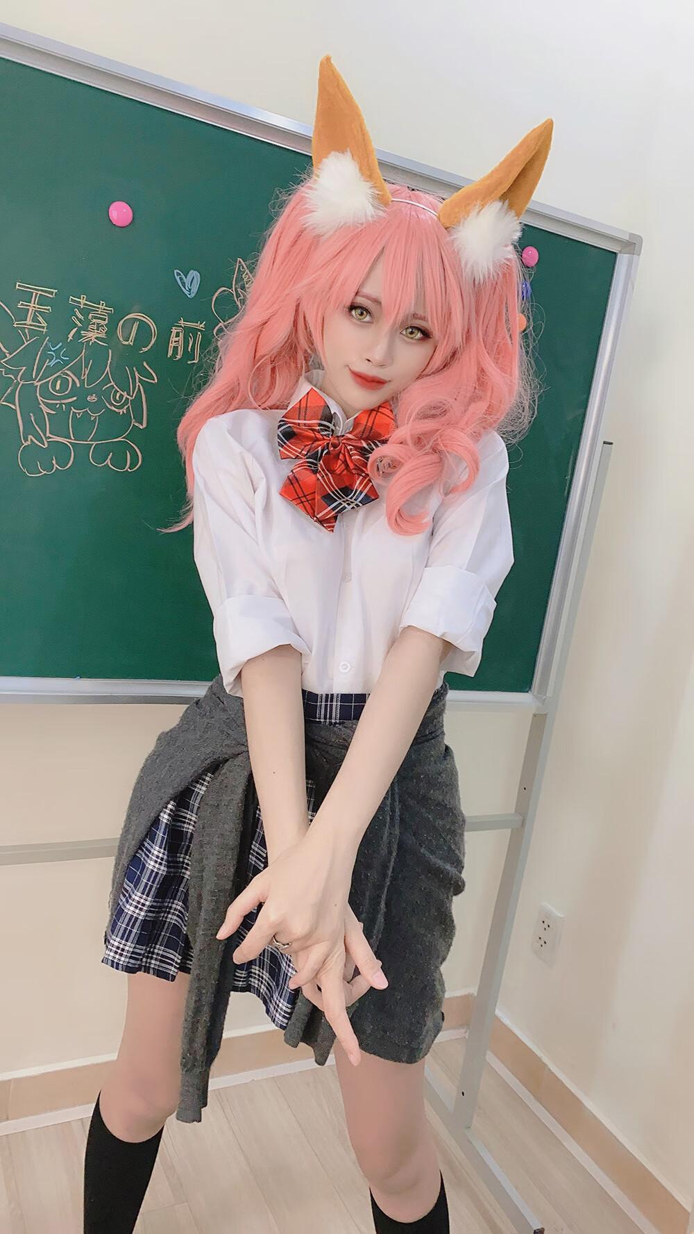 Byoru Tamamo no Mae (School Uniform)[60P13V-591M]