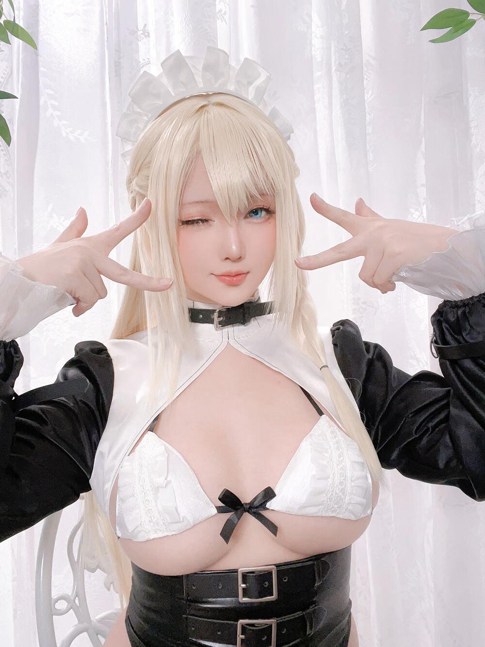 星之迟迟 碧蓝航线 可畏 [Azure Lane Sexy Maid][69P-386M]