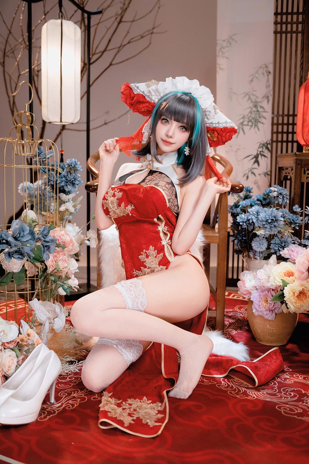 Shika小鹿鹿 碧蓝航线 新年柴郡[17P-234M]