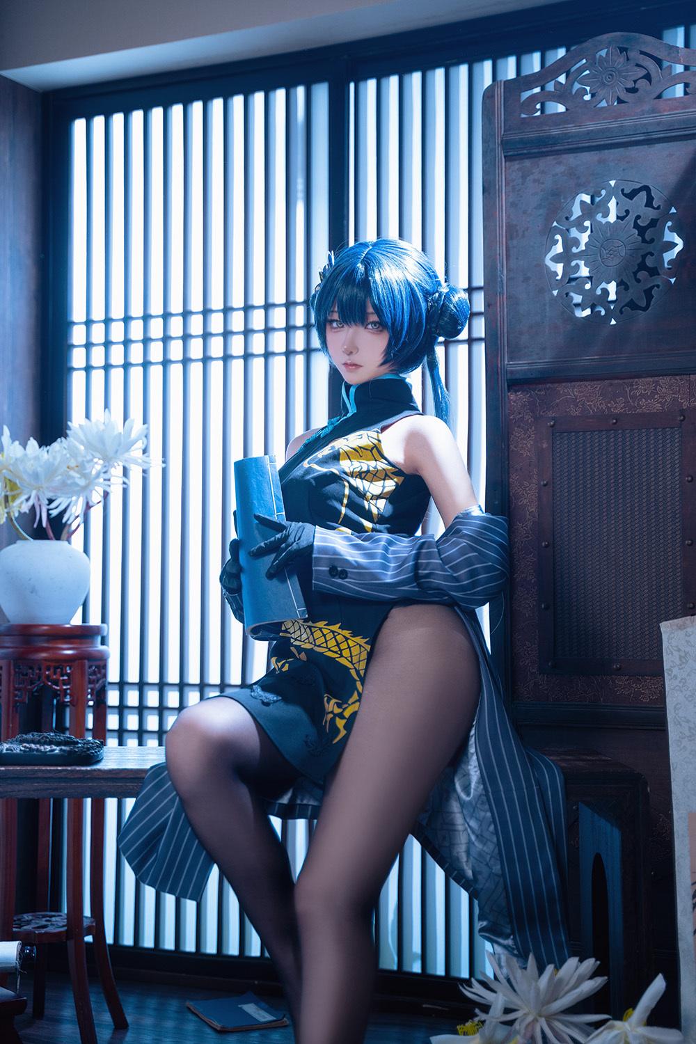 Seya-狮砸 蔚蓝档案 妃咲 旗袍[12P-138M]
