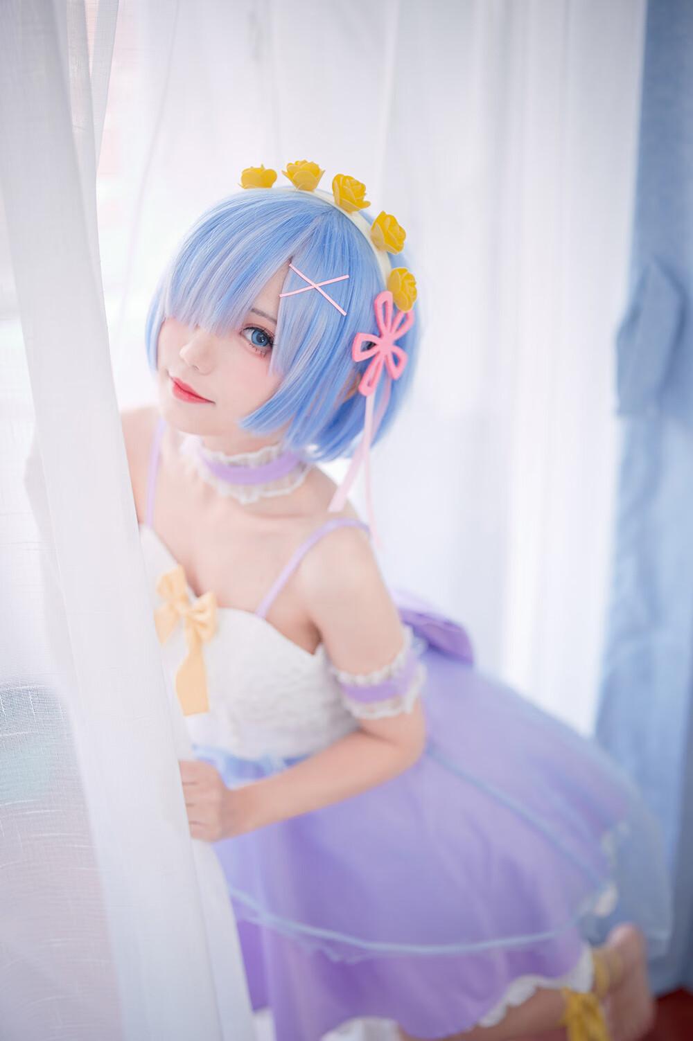 花柒Hana 蕾姆CLEAR DRESS [15P-34MB]