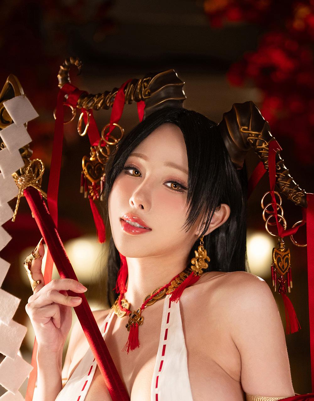 雨波_HaneAme Lustful Goat Miko 2[28P-162M]