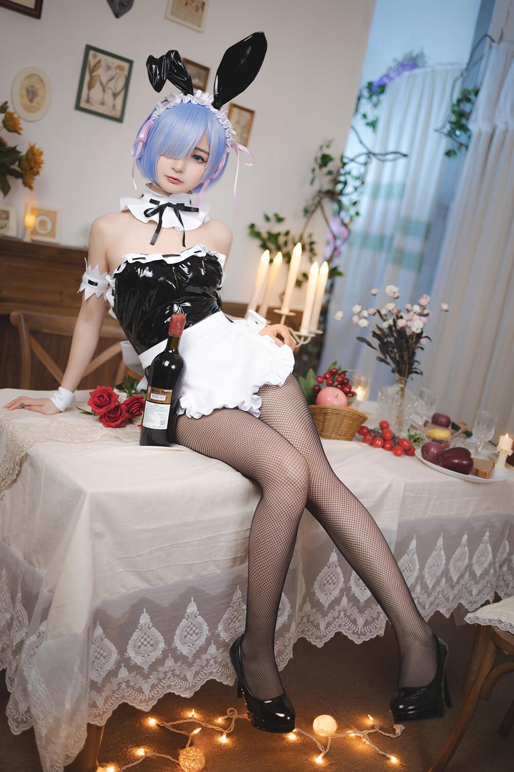 桜井宁宁 蕾姆兔女郎[34P-142MB]