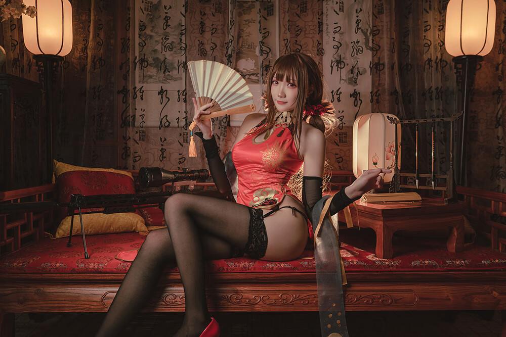 瓜希酱 红牡丹 [16P-88MB]