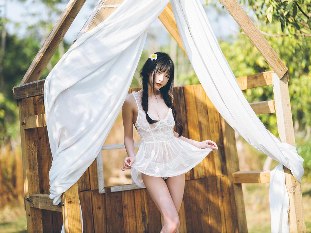 清水由乃 清水由乃 田园蕾丝裙[65P-2.66GB]