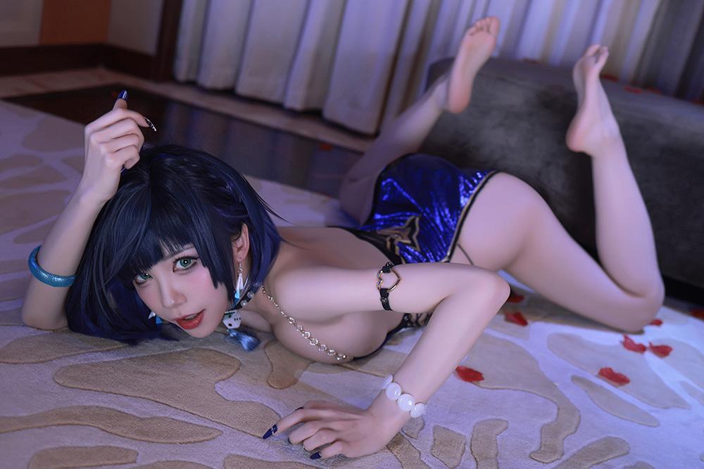 水淼aqua 夜兰礼服[85P-128MB]