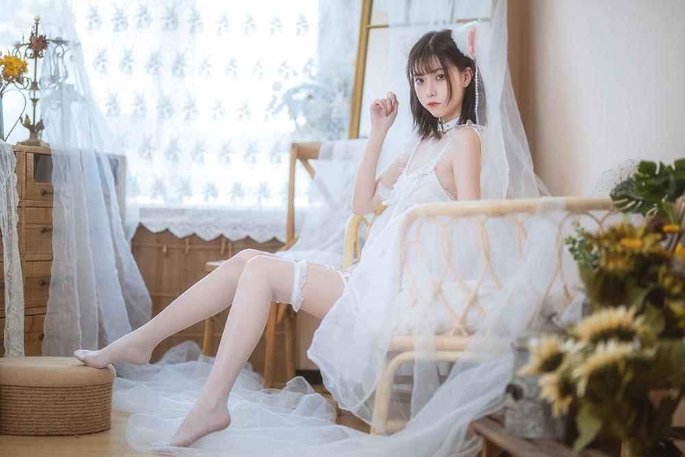 许岚LAN 少女白色裙[41P-627MB]