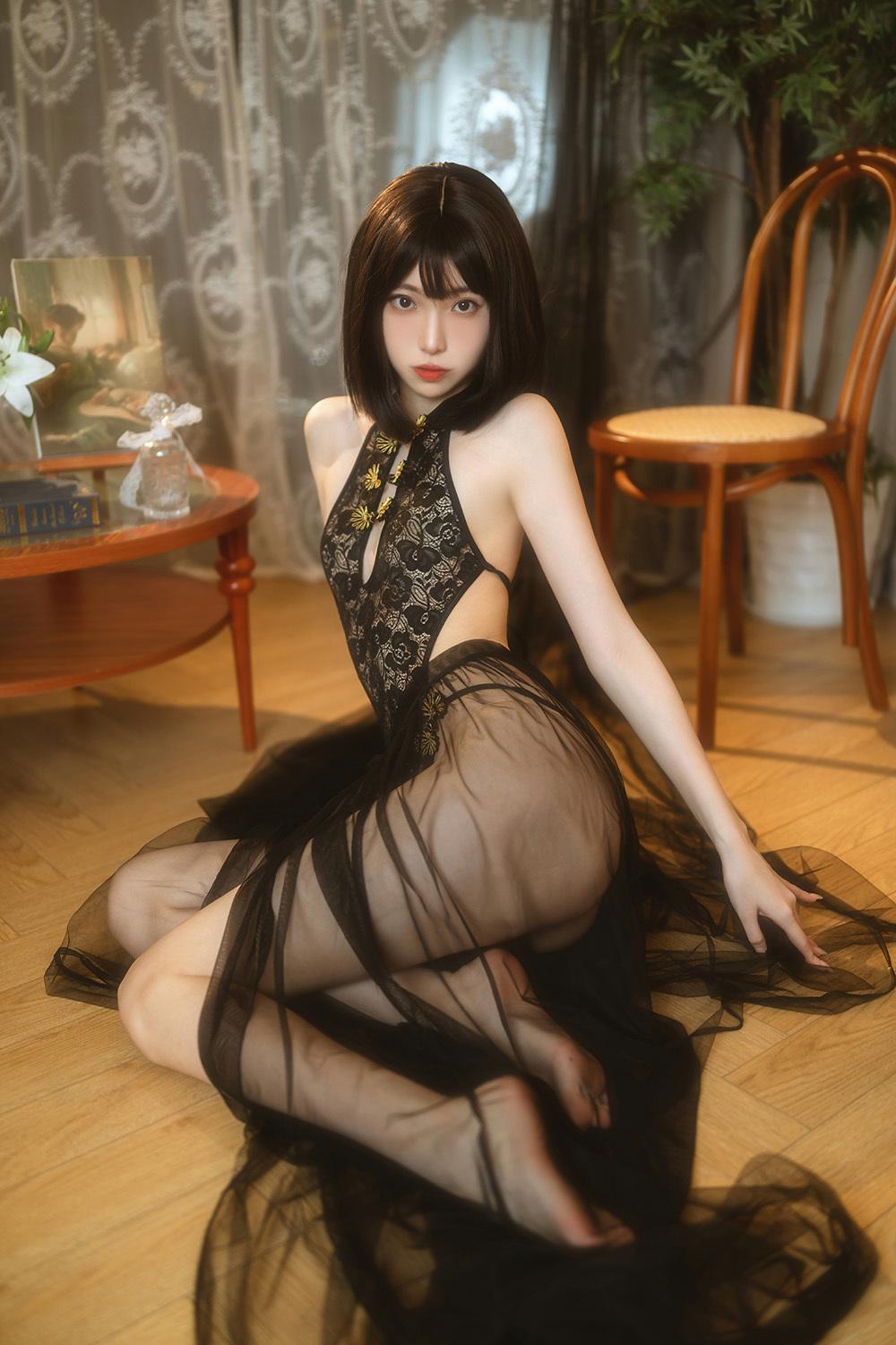 许岚LAN 黑纱旗袍 [40P-1.17GB]