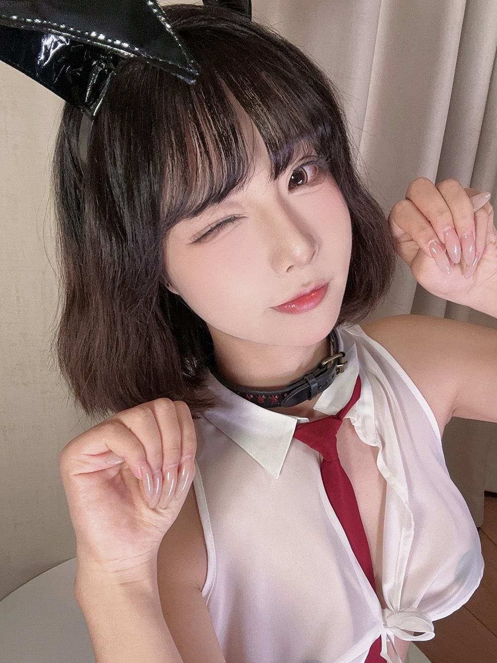 yuuhui玉汇 (Kokuhui)  25.7月Patreon会员 学生兔[50P2V-339M]