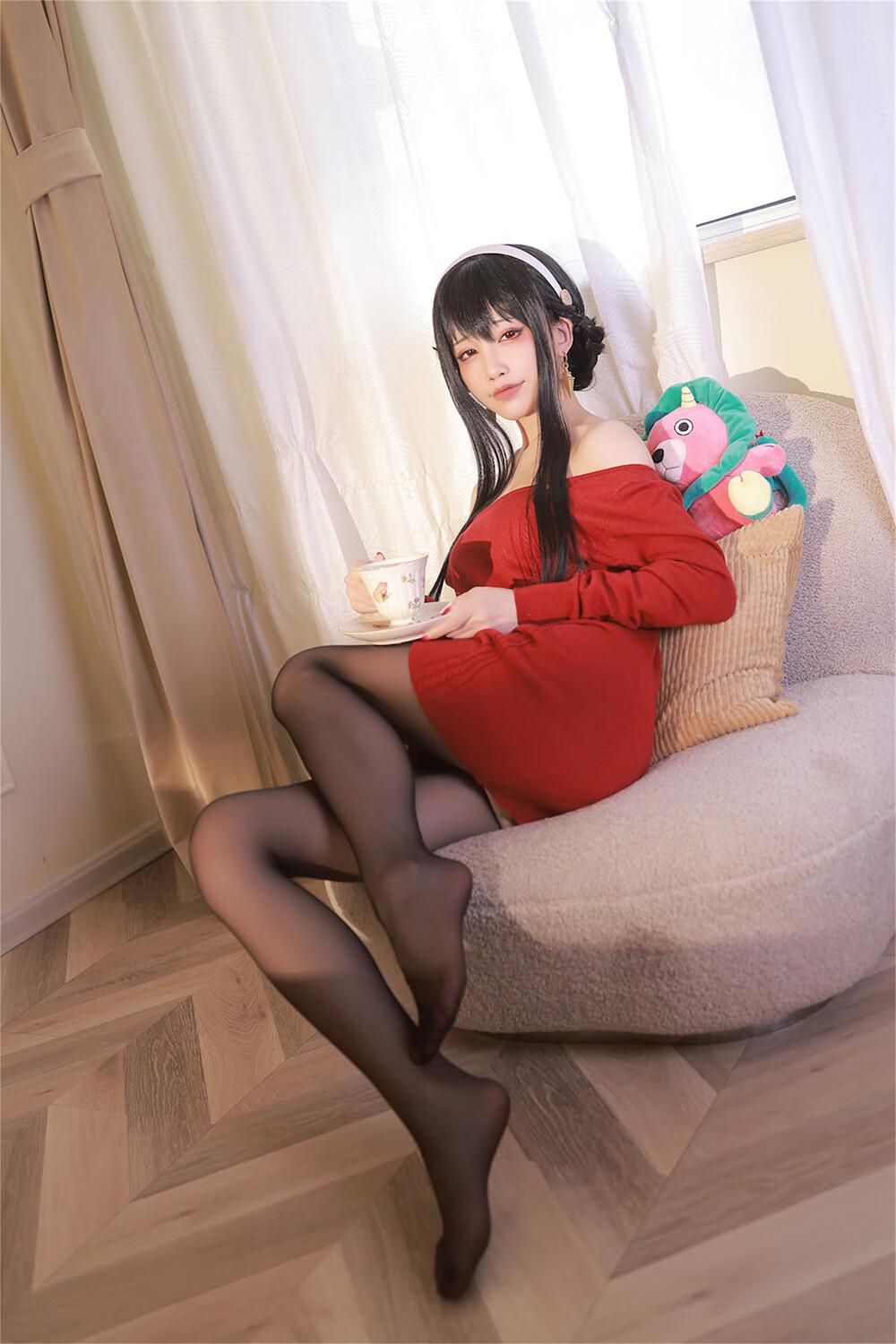 水淼aqua 约尔 红毛衣[68P-77MB]