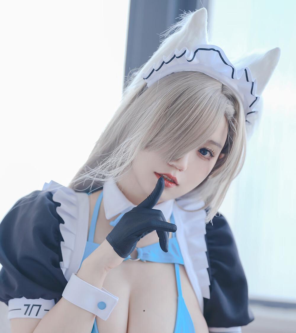 小仓千代w  蔚蓝档案 一之濑明日奈 女仆[22P-66M]