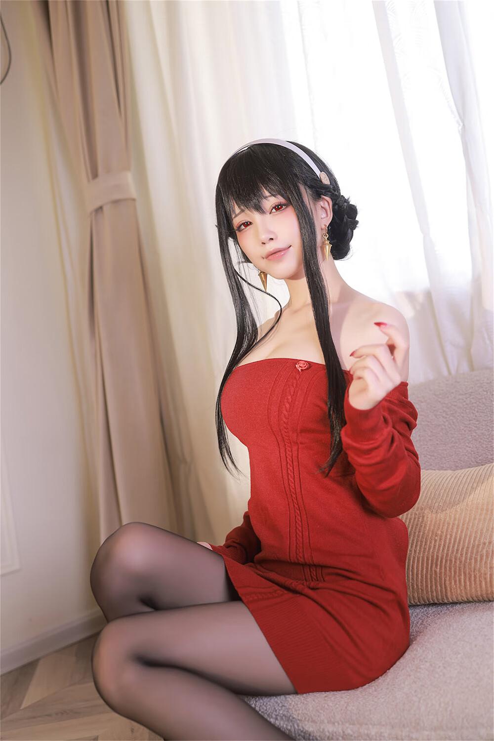 水淼aqua 约尔 红毛衣[68P-77MB]
