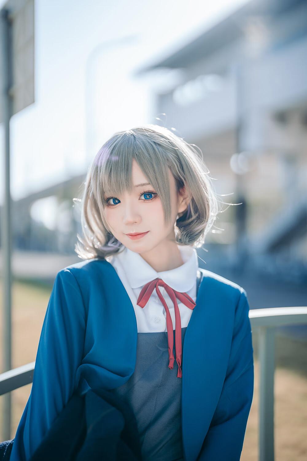 花柒Hana 唐可可校服 [15P-168MB]