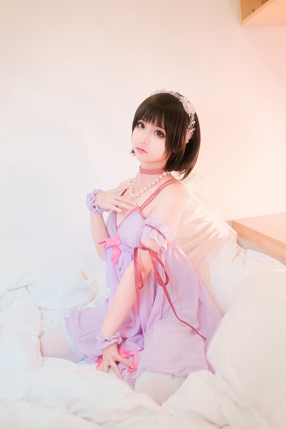 蠢沫沫 加藤惠睡衣 [44P-569MB]
