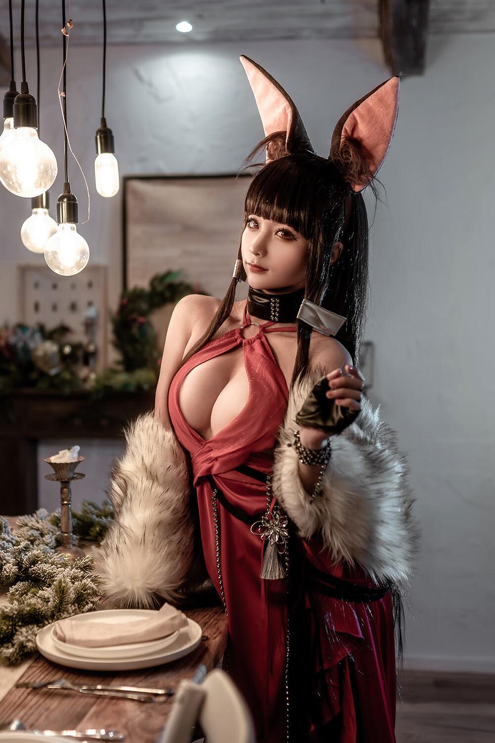 蠢沫沫 Akagi Ruby-Laced Beauty (Azur Lane)[40P-312.3M]